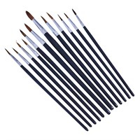 Amtech 12pc Pointed Art Brush Set